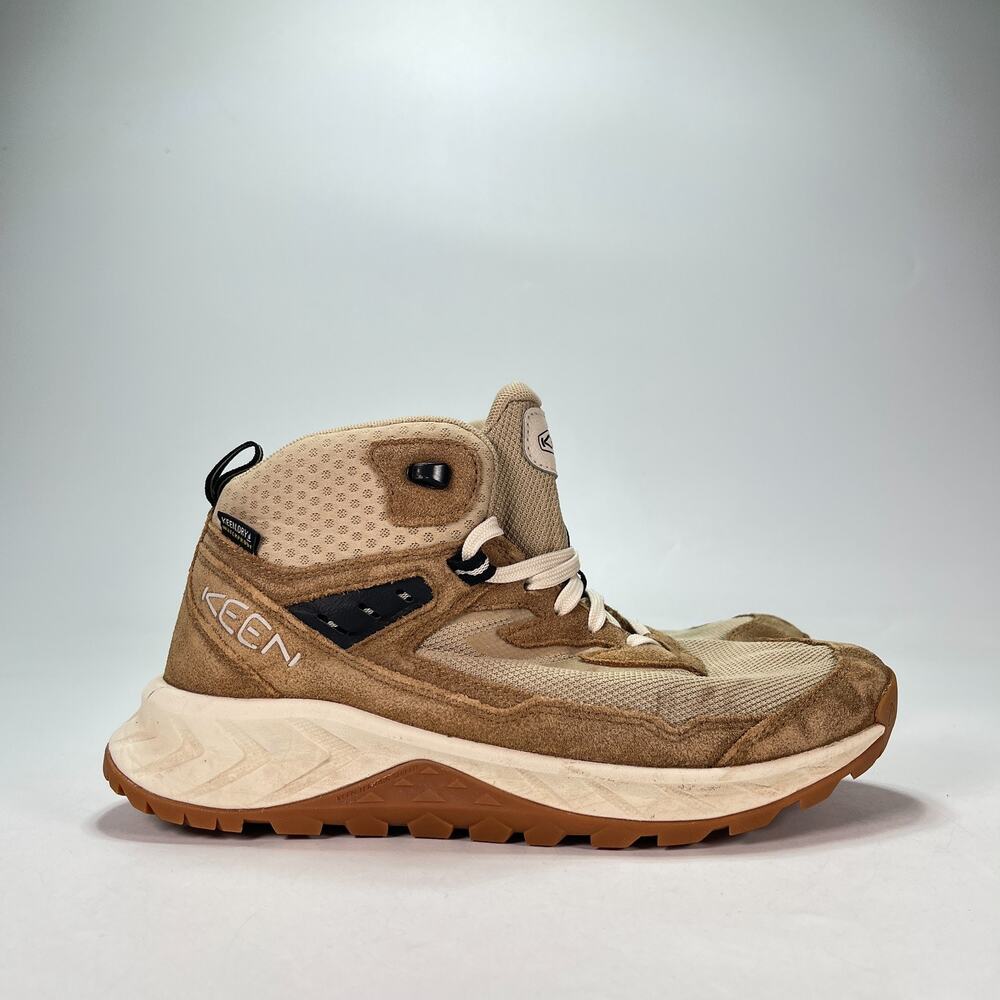 KEEN Hightrail Mid Safari Chipmunk Waterproof Hiking Boots 1030348 Womens Size 7